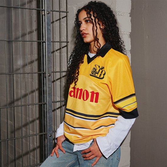 COPA - BSC Young Boys 1981/83 Maillot de Football Rétro - Hommes - Noir - Jaune - XL