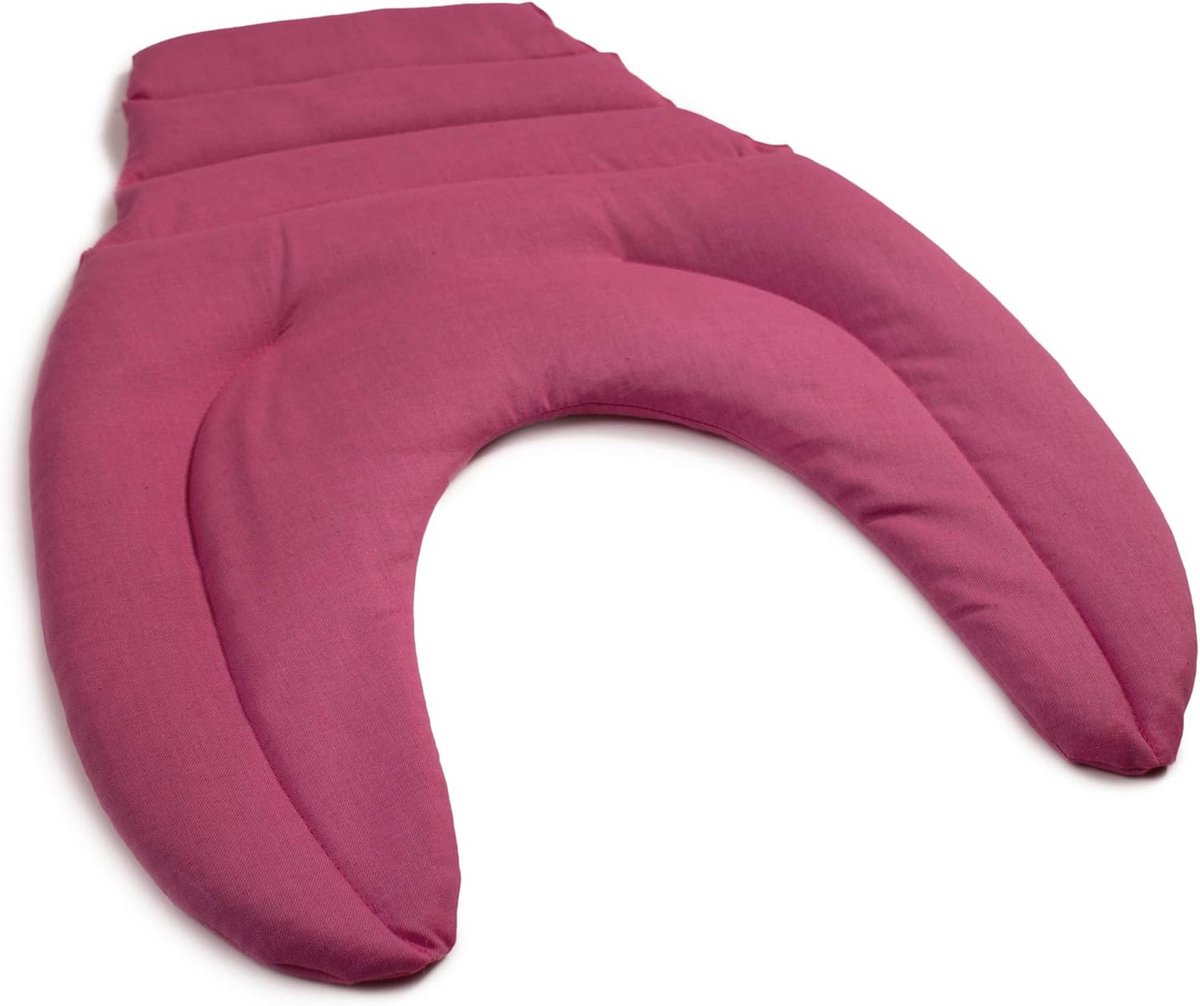 Roze Nackenhörnchen met Rugdeel - Warmtekussen voor Nek en Rug