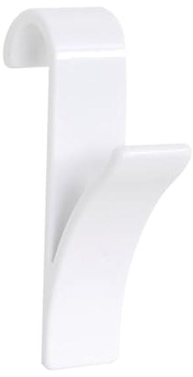 Set van 2 handdoekdrogerhaken - Wit