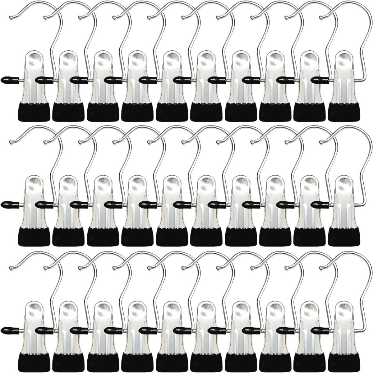 Laarshangers voor kast - Washaken Clips en Broek Hangers - 30 Stuks