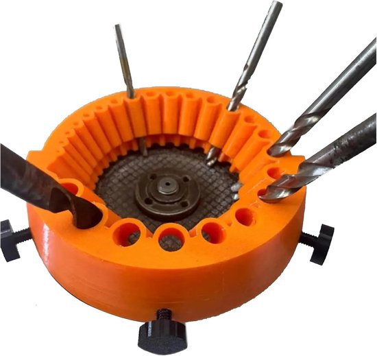 Scheppach DBS800 Slijpapparaat, boorslijper, 80 W vermogen, diamantslijpsteen met lange
