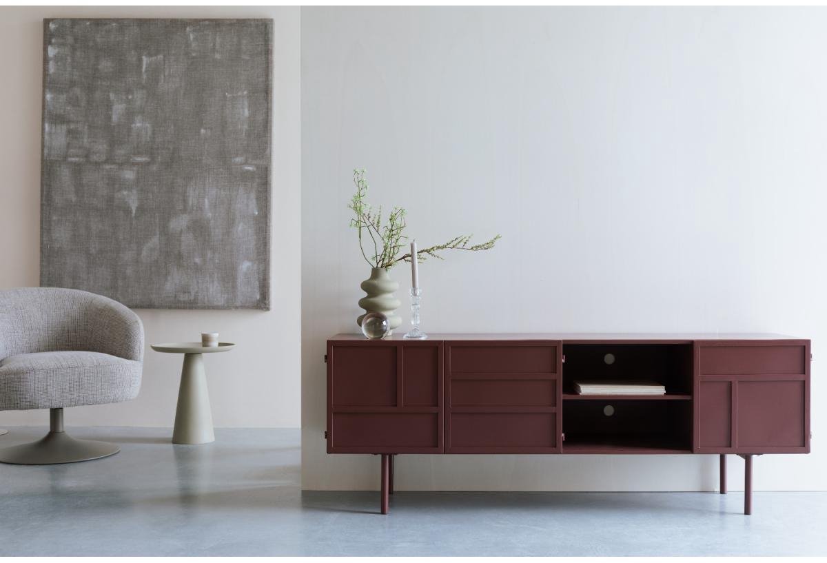Puur - Harold tv-meubel - rood