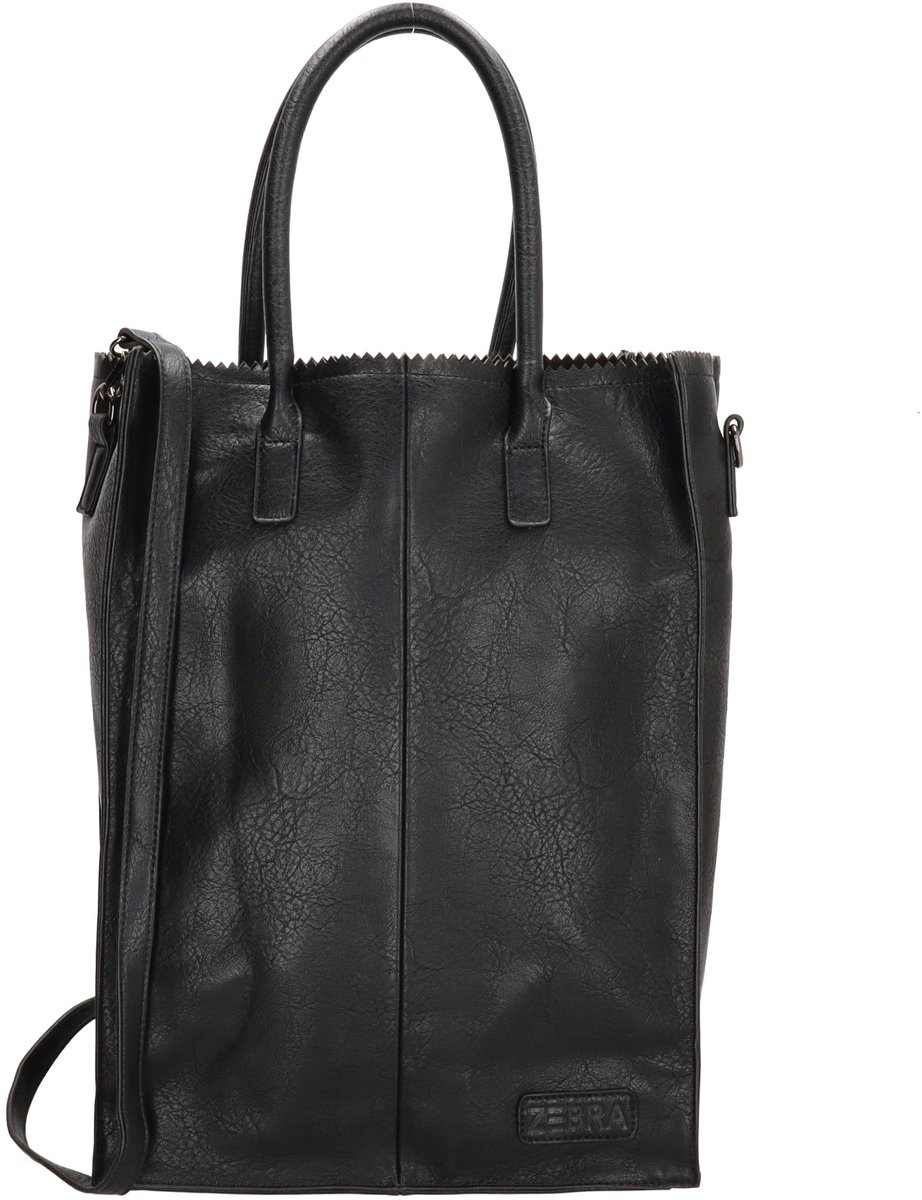 Zebra Trends Rosa XL Shopper - Zwart