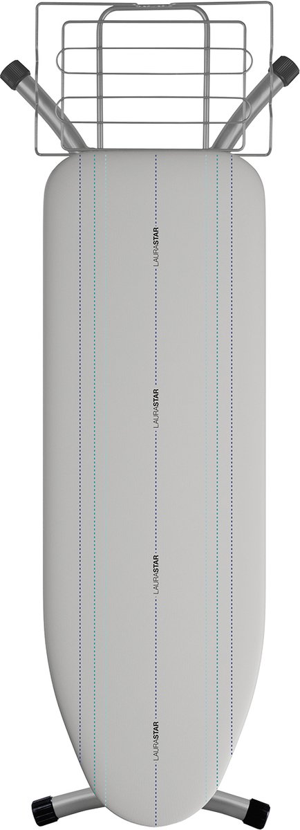Laurastar Strijkplank Prestigeboard 40cm x 122cm 100% Katoen Ergonomische Regelbare hoogte Strijkijzerhouder 8.5kg Beveiligd sluitsysteem