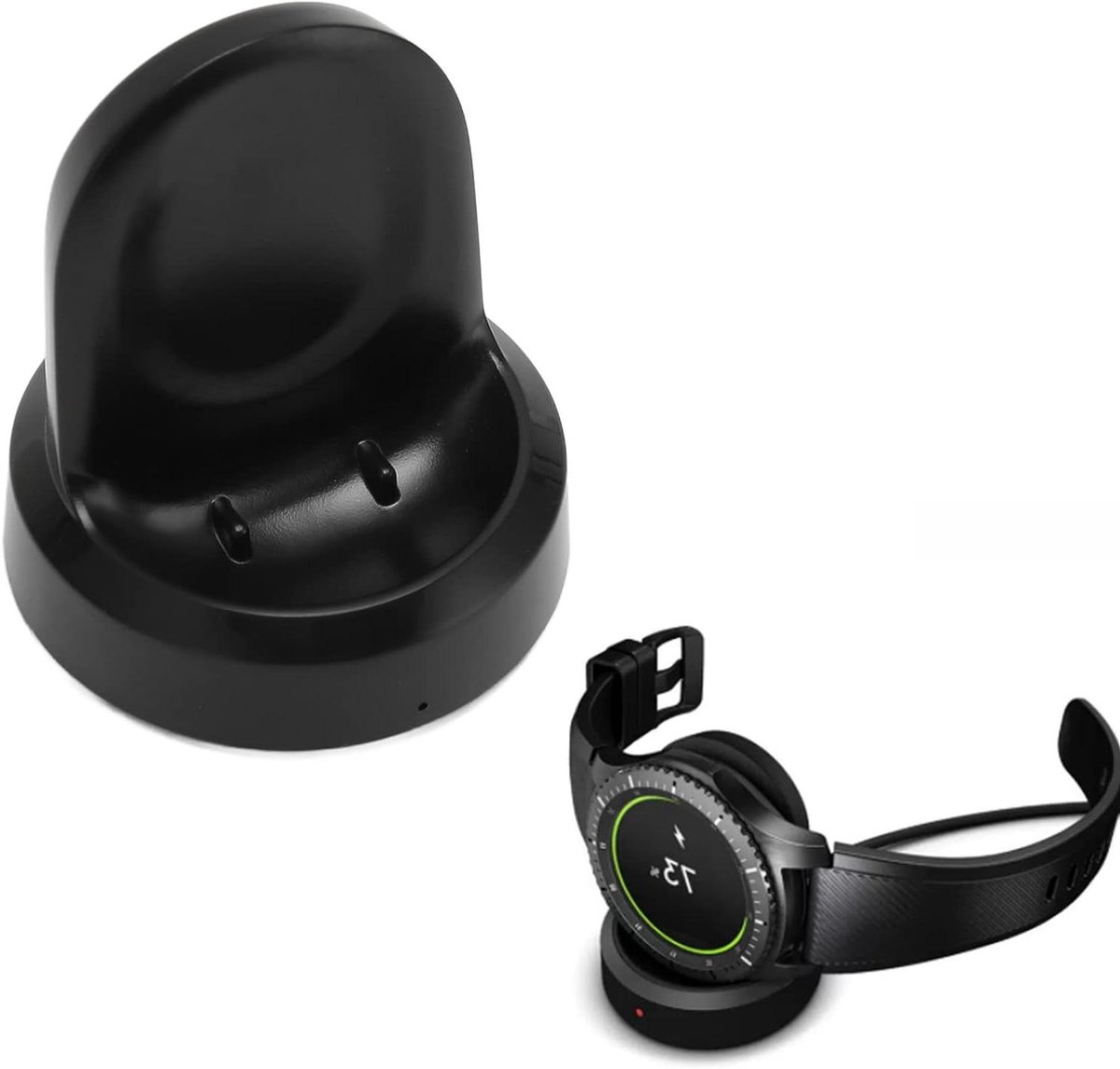 Jhubers Goods - Oplaadstation - Horloge Oplader - Compatibel met Horloge R810 R800 - Smart Watch Oplaadstation - Magnetisch Absorberen - Geschikt voor Horloge R810 R800 - Zwart Oplader voor Horloge, Oplaadstation voor Horloge R810 R800