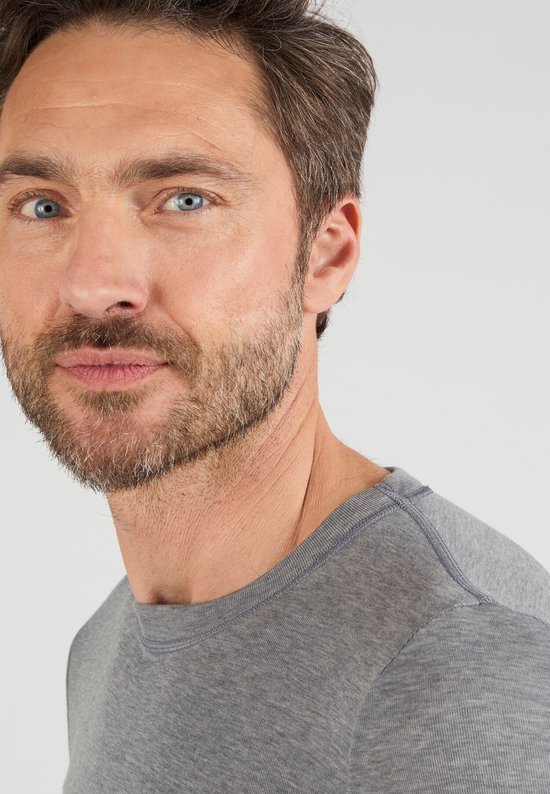 Damart - Manches longues, col rond - Homme - Grijs - M