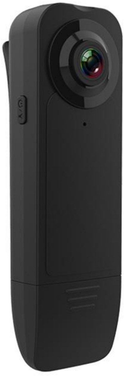 GELLDG Mini Bodycam - Opname Audio en Video - 1080P Nachtzicht Camera - Draagbare Persoonlijke Beveiligingscamera - Met bewegingsdetectie - Voor Security, Bewaking & Reizen - Zwart