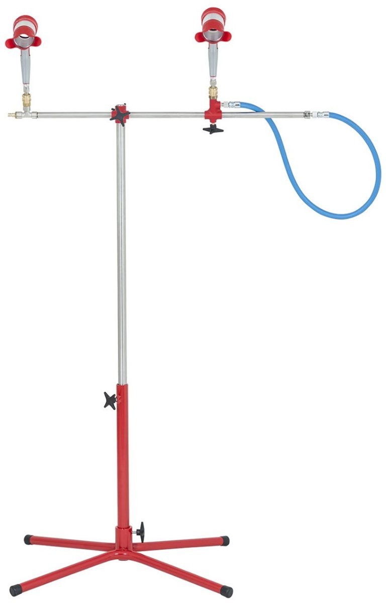 SATA Dry Jet 2 statief + 2 blaaspistolen
