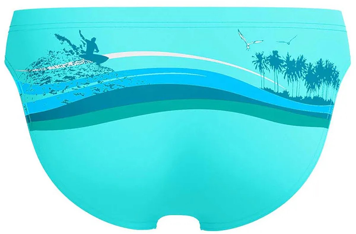 Speedo Eng Print Beachstar 2´´ Zwemslip Blauw UK 34 Man — afbeelding 2