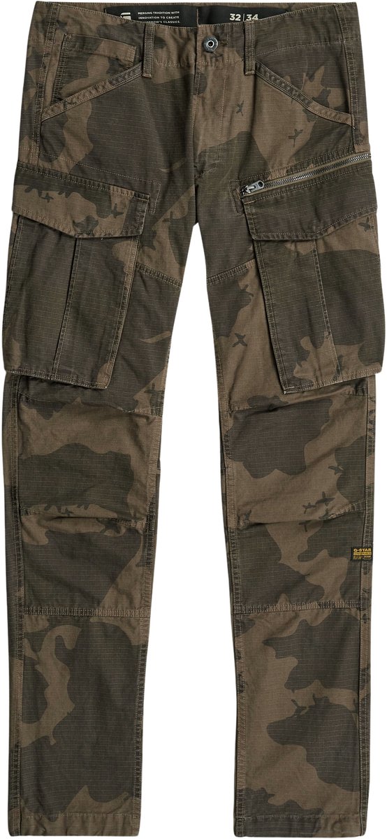 G-Star Rovic Zip 3D Regular Tapered Heren Jeans Wren Gd Border Camo