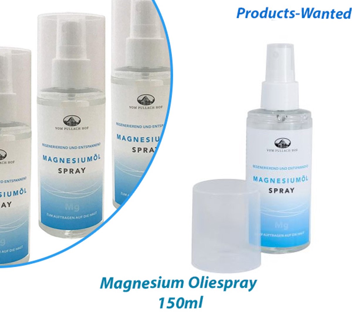 Magnesium Olie Spray – 15cm | Helpt bij Stress Vermoeidheid, Spanning en Spierpijn