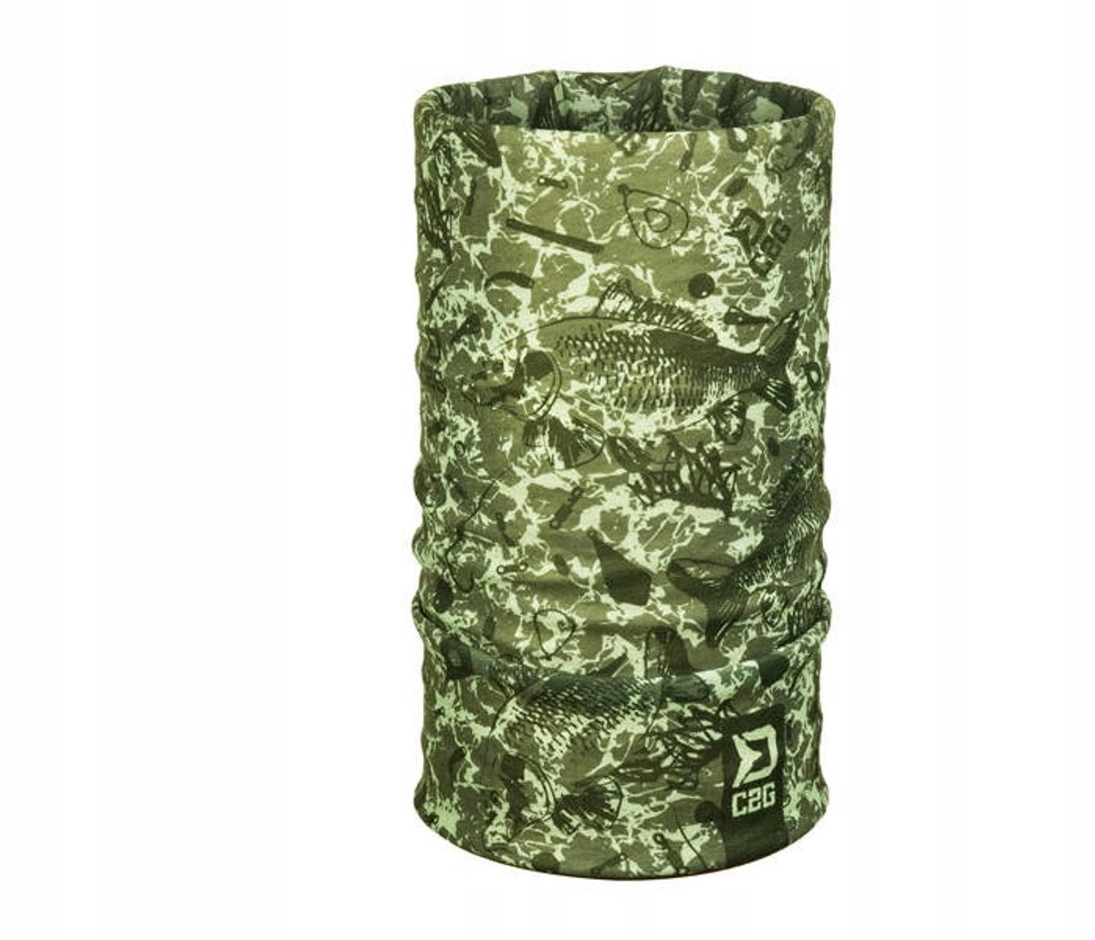Delphin C2G multifunctionele nekwarmer - Camouflage Karper-ontwerp