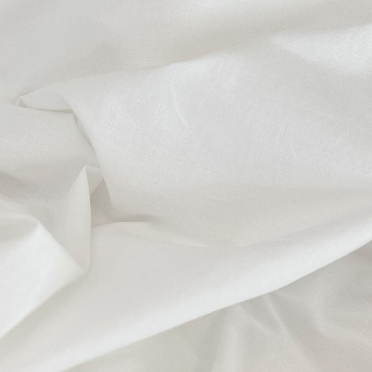 kayori Isis Topper Hoeslaken Egyptisch Satijn - 180x210-220cm - Hotelkwaliteit 400TC - Matrasdikte 12 cm - Wit