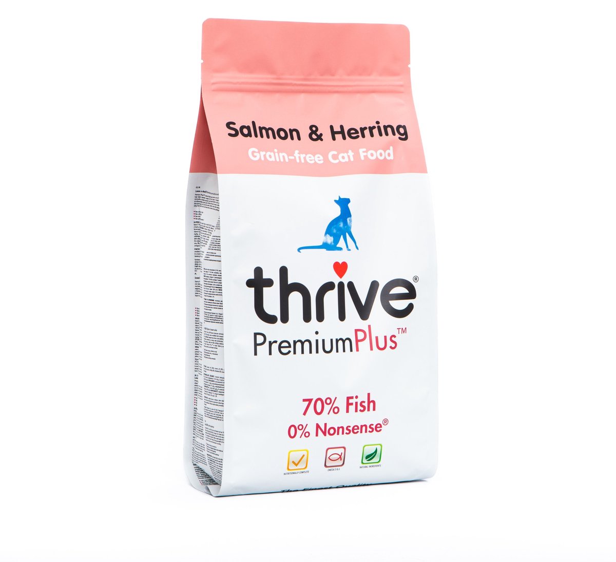 Thrive Thrive PremiumPlus kattenvoeding Zalm en haring 1,5 kg