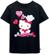 Hello Kitty Met Ballonnen Jarig Ontwerp Premium T Shirt Kinderen