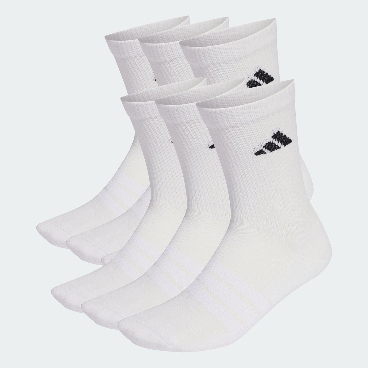 Adidas Performance Gevoerde Sokken 6 Paar - Unisex - Wit — cadeau in Cadeau-ideeën - foto 5