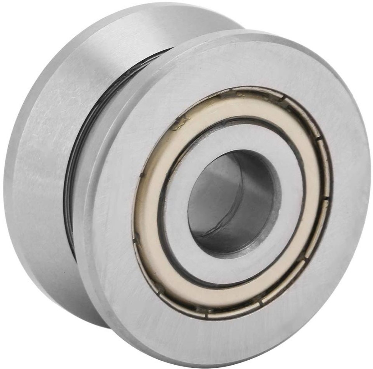 EGoods - Diepe V-groef kogellager 12 * 41 * 20mm - Track roller gids - Verzegeld - LV201ZZ - Precisie kogellagers