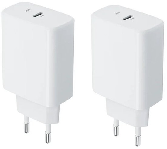 2 chargeurs ultra-rapides OneOne 30W. Chargeur Witte avec adaptateur de chargeur USB C. PD et Quick Charge compatible avec Apple iPhone 15, iPhone 15 Plus, 15 Pro, 15 Pro Max, iPhone 16, 16 Plus, 16 Pro, iPhone 17, 17 Air, 17 Pro, 17 Ultra