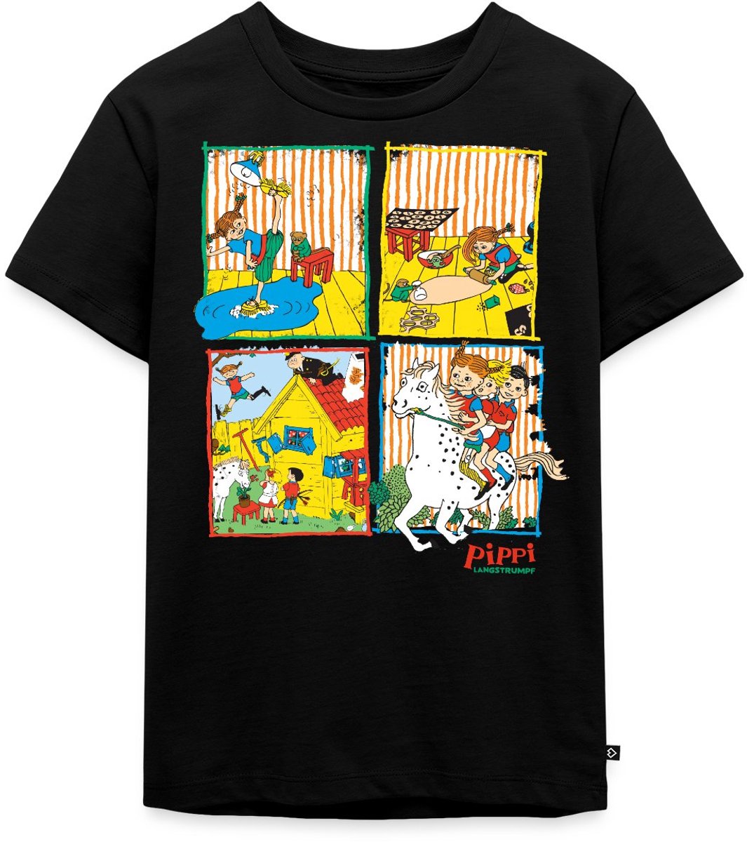 Pippi Langkous En Je Vrienden Tegels Premium T Shirt Kinderen