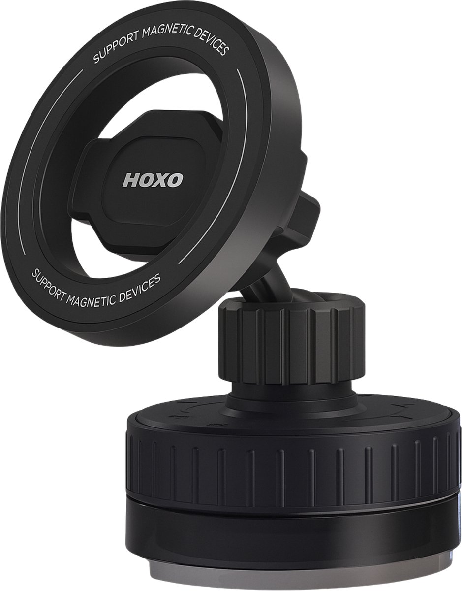 Telefoonhouders auto - GSM Houder Auto - Zuignap - Magnetisch - Inclusief Magneet Ringen - Auto accessoires - 4.0 tot 7.5 inch Telefoonhouder - Universeel - Geschikt voor Dashboard en Raam