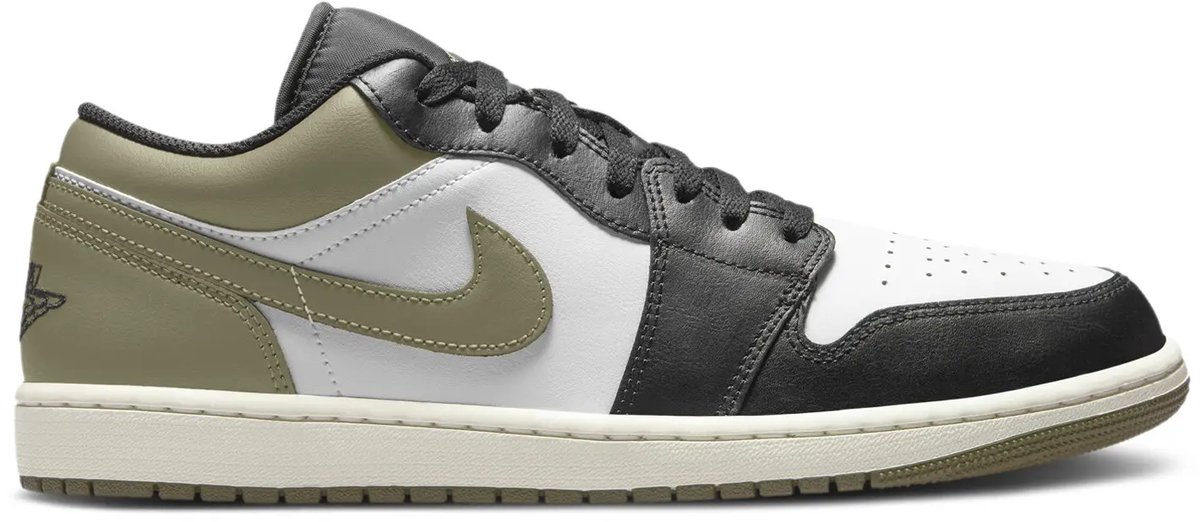 Jordan 1 Low Black Toe Medium Olive