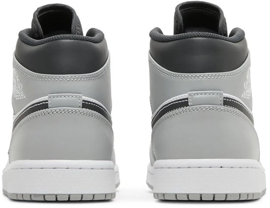 Nike Air Jordan 1 Mid Light Smoke Grey Anthracite - Sneakers