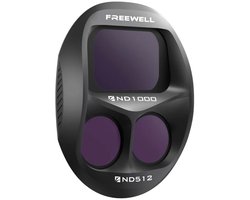 Freewell Gedeeld Nd1000/nd512 Filter Voor Dji Mavic 4 Pro Dronecamera Zwart