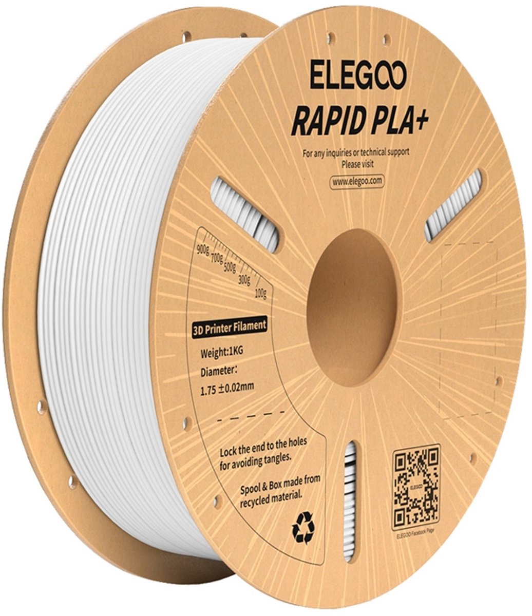 Elegoo Filament Rapid Pla+ Voor 3D-Printen Voor Modellen Met Uitzonderlijke