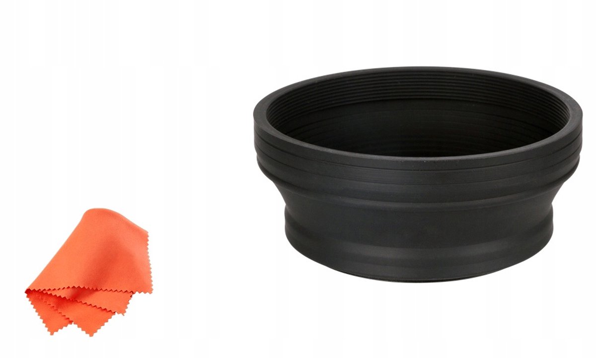 JJC 77mm Opvouwbare Siliconen Zonnekap voor Objectief