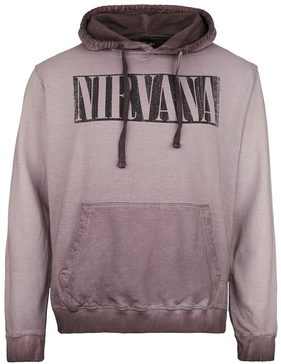 Sweat à capuche Nirvana Band Photo Hommes - violet - XXL