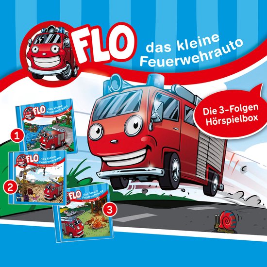 Flo, das kleine Feuerwehrauto (Folgen 1 - 3) - cover