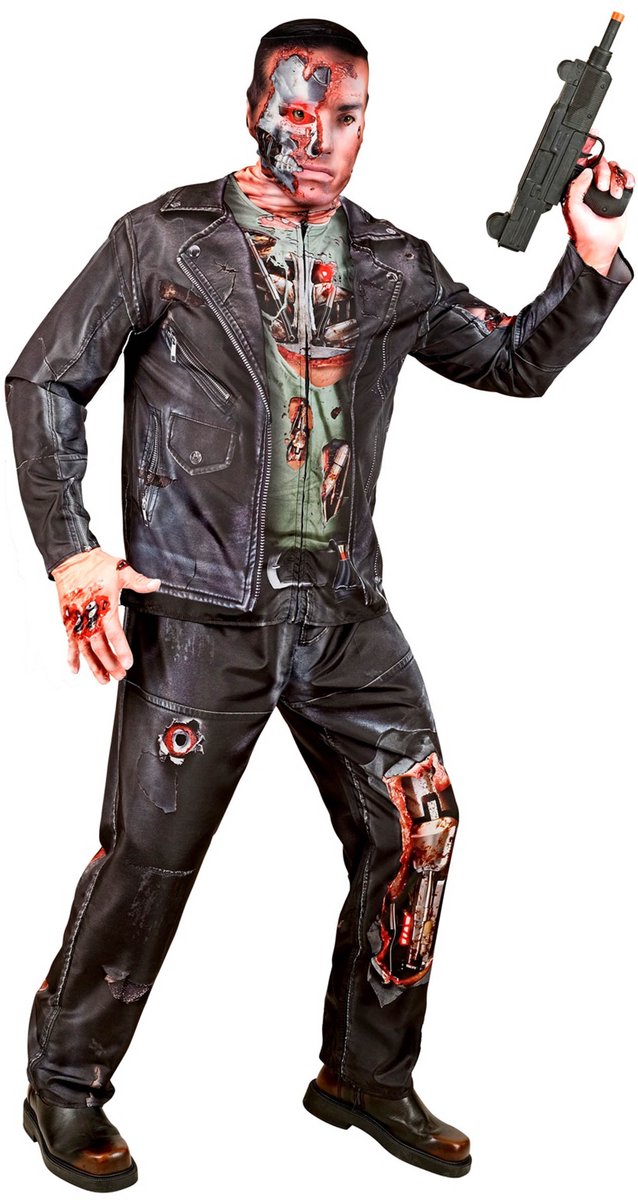 Cyborg kostuum Timo zombie