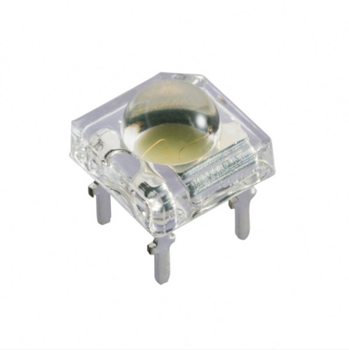 OTRONIC® 5mm Super Flux Piranha 4pin LED - Geel
