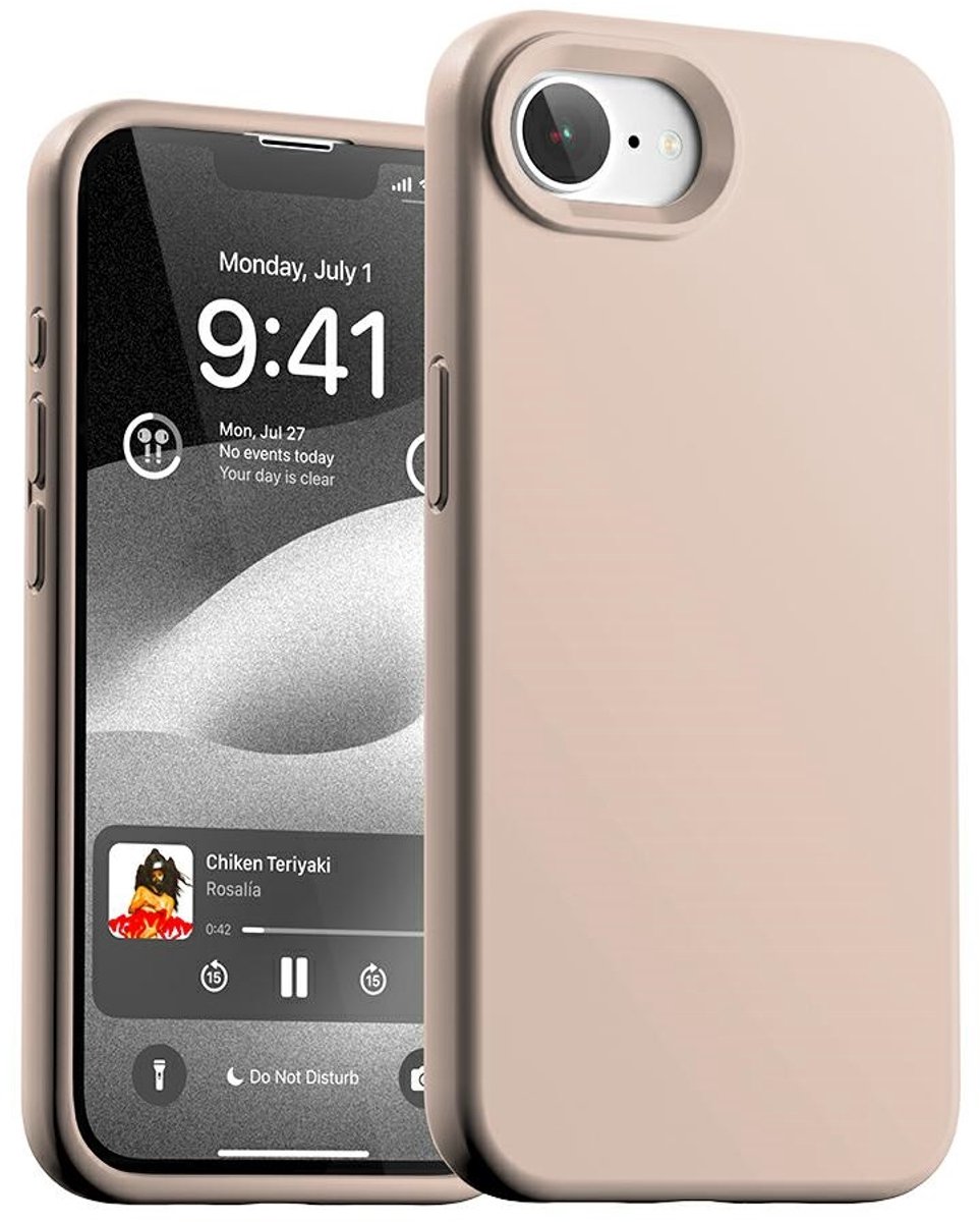 Mercury Siliconen Hoesje Voor Iphone 16E Telefoonbescherming Gemaakt Van Materiaal