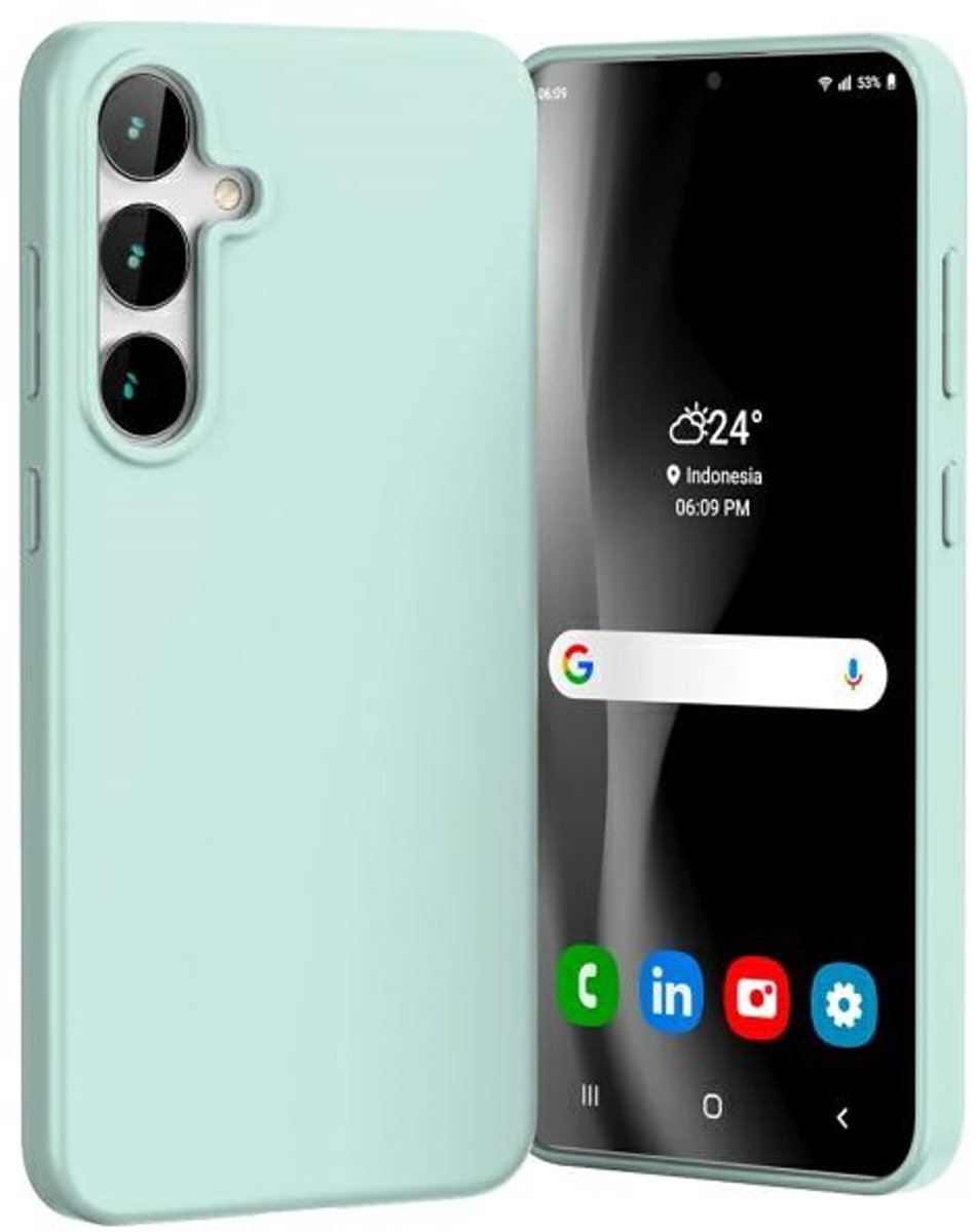 Mercury Soft Case Voor Samsung S24 Fe S721 Telefoonbescherming Flexibel