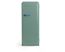 CREATE - Koelkast in retrostijl - Sage - Handvat Kobaltblauw - FRIDGE RETRO 281L