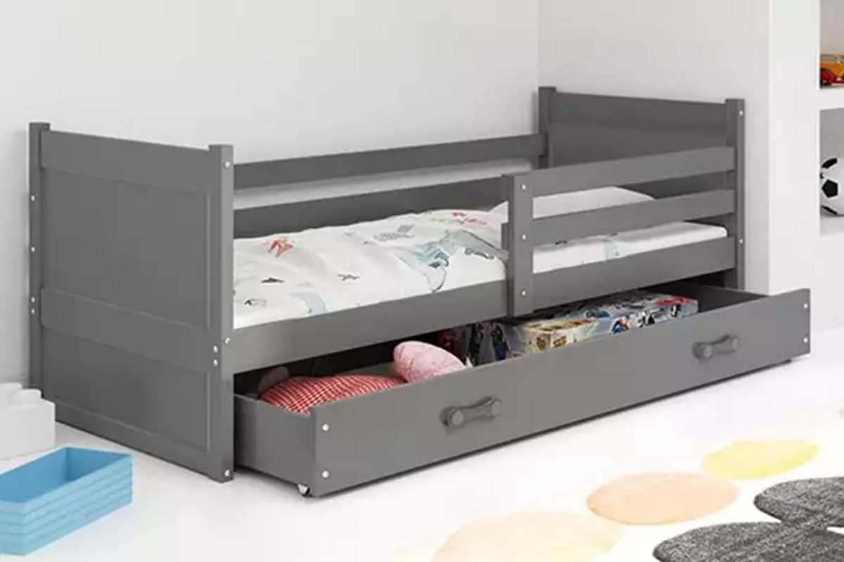 BMS RICO - Single Youth Bed - 90x190 cm - Grafiet Grafiet #1