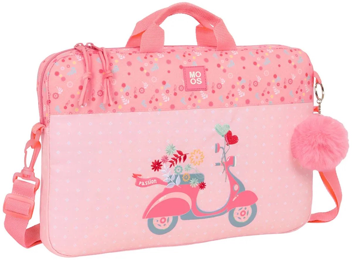 Safta 15.6´´ Moos Passion Laptop Tas Roze Kinderen