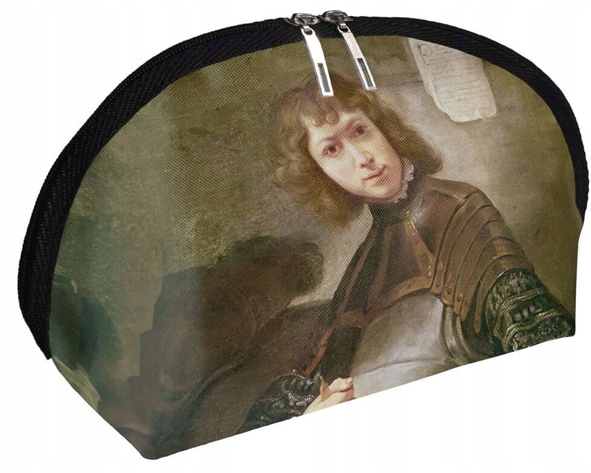 Rembrandt 'Jonge Man in Gouden Harnas' Toilettas - Uniek ontwerp