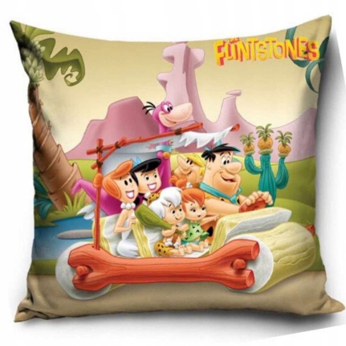 Flinstones Kussenhoes 40x40 cm - Microvezel met Rits