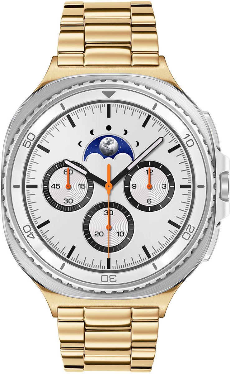 Samsung Special Edition Galaxy Watch 8 CLASSIC LTE Wit/Goudkl Staal 46mm