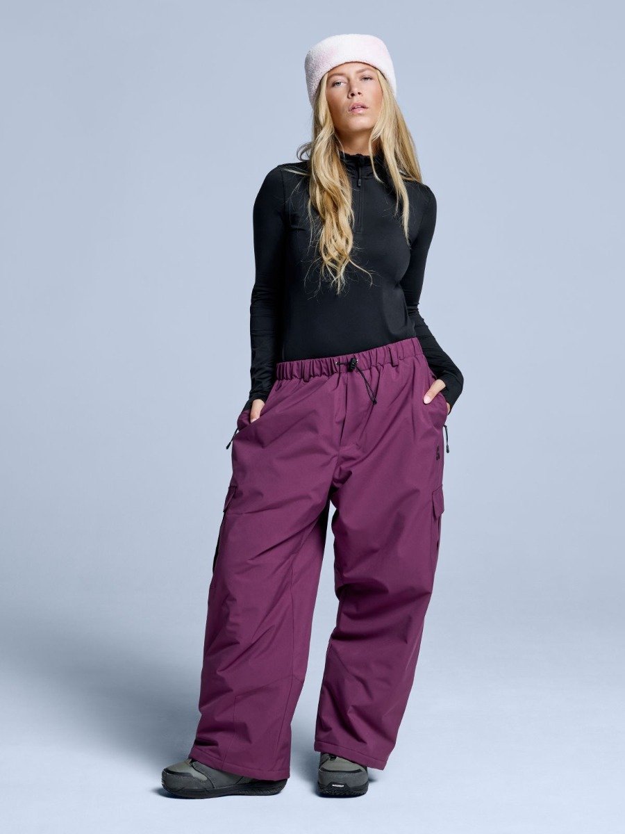 Poederbaas Skibroek Unisex Park Rood