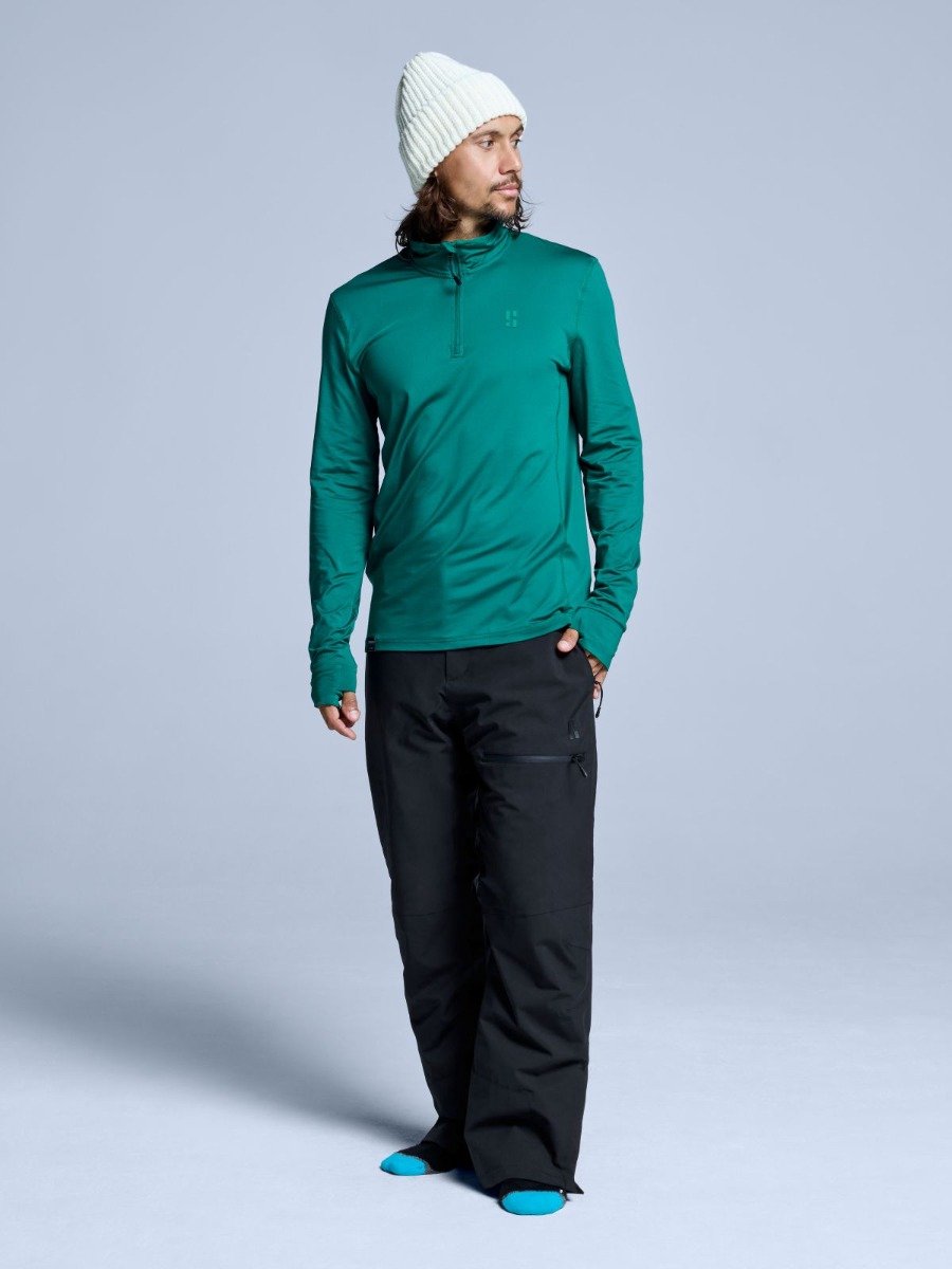 Poederbaas Midlayer Pully Skipully Heren Four Seasons Lightweight 2.0 Ever Groen
