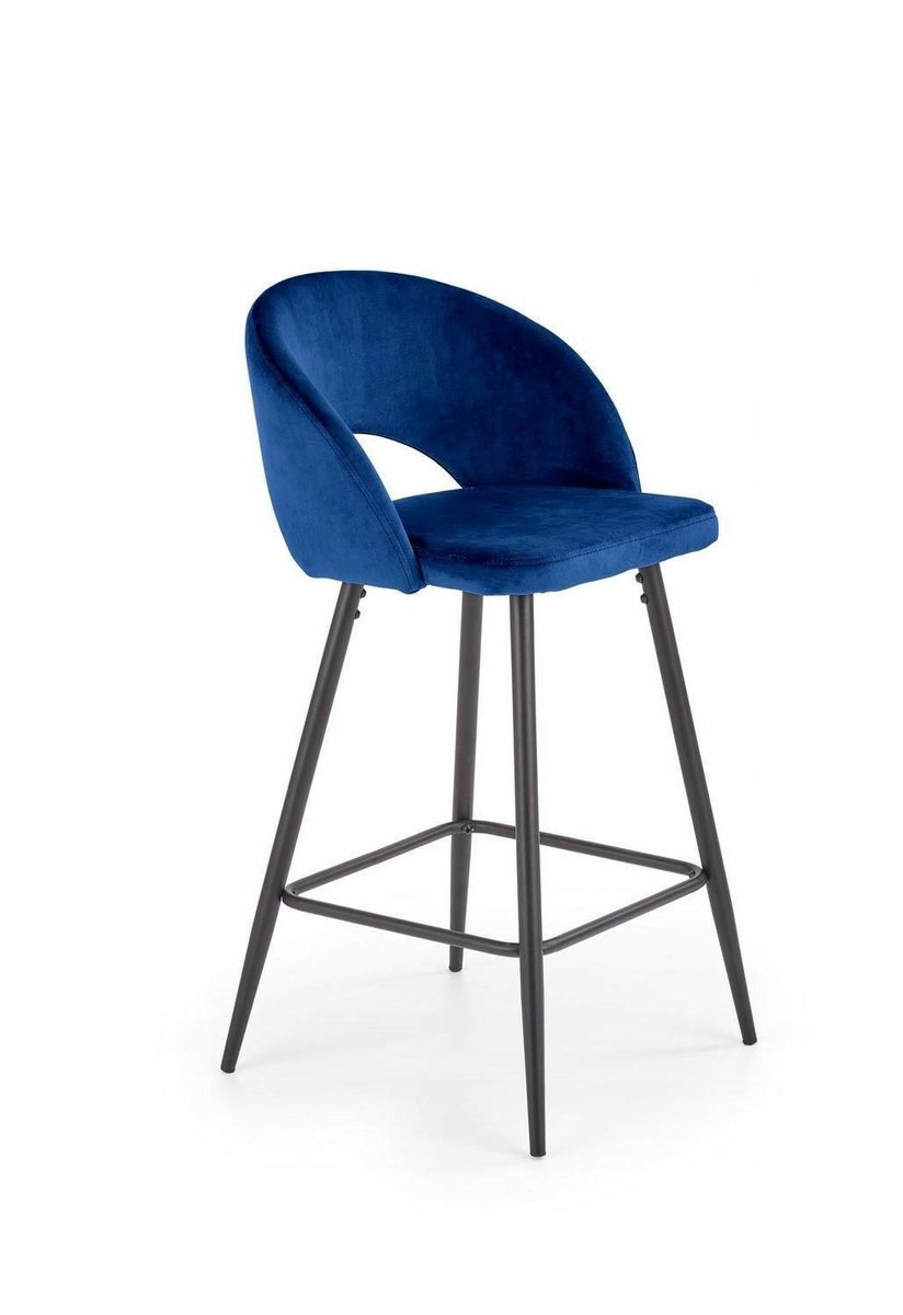 Hoker Selli 65cm - Stijlvol en comfortabel in marineblauw