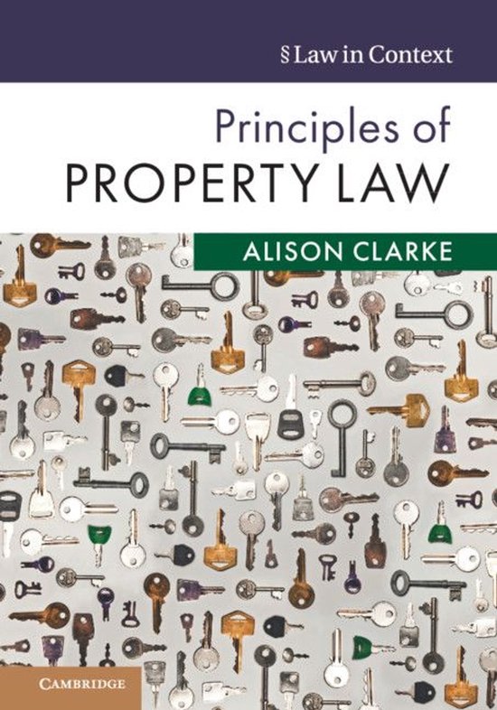 Law in Context - Principles of Property Law - cover