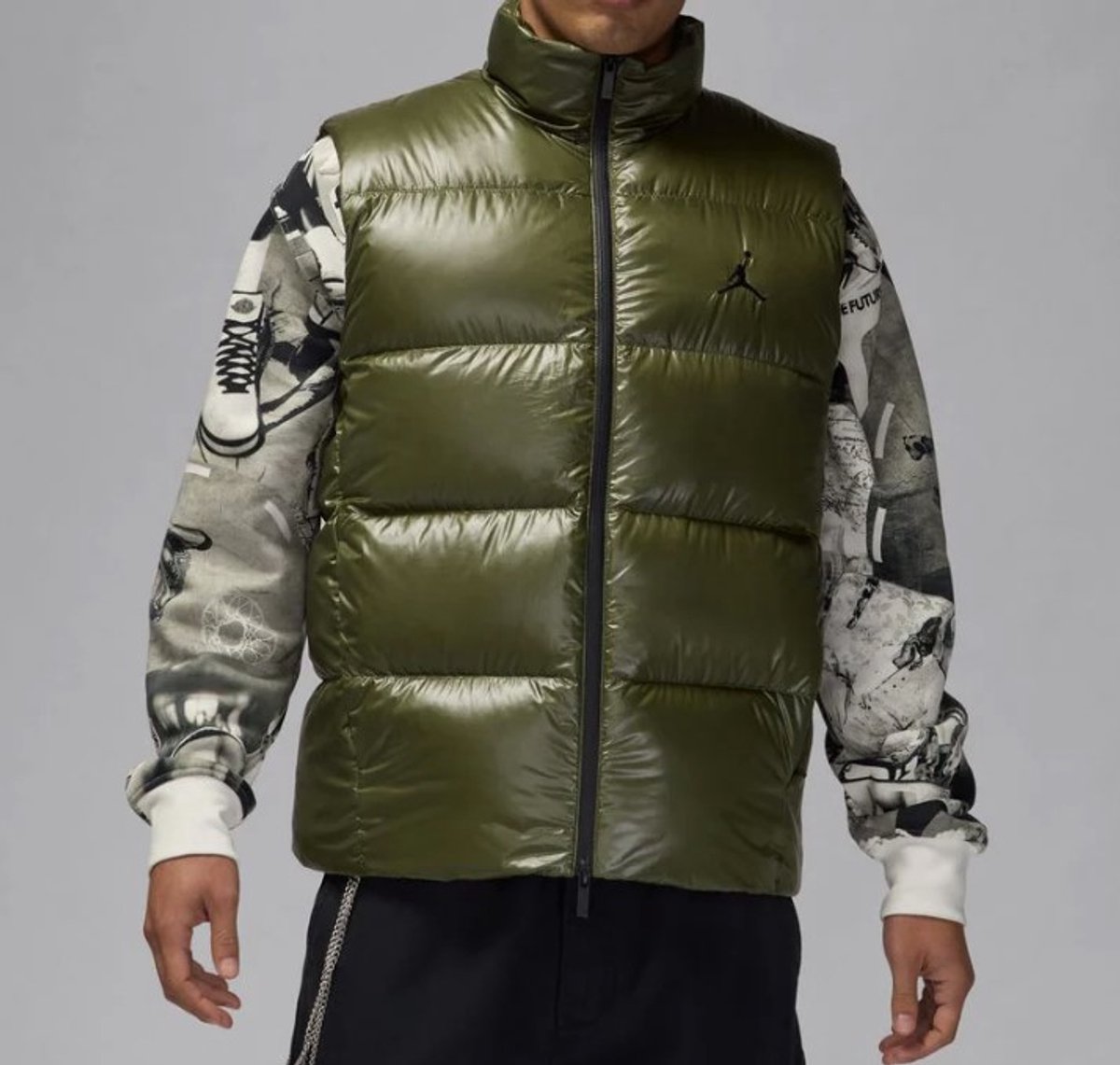 Jordan Flight Down Bodywarmer FV7273 222 Groen