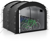 Fietsberging - Fietsenhok - Stalling - Tuinschuur - Huis - Overdekt - Zwart - Scooter - Fiets