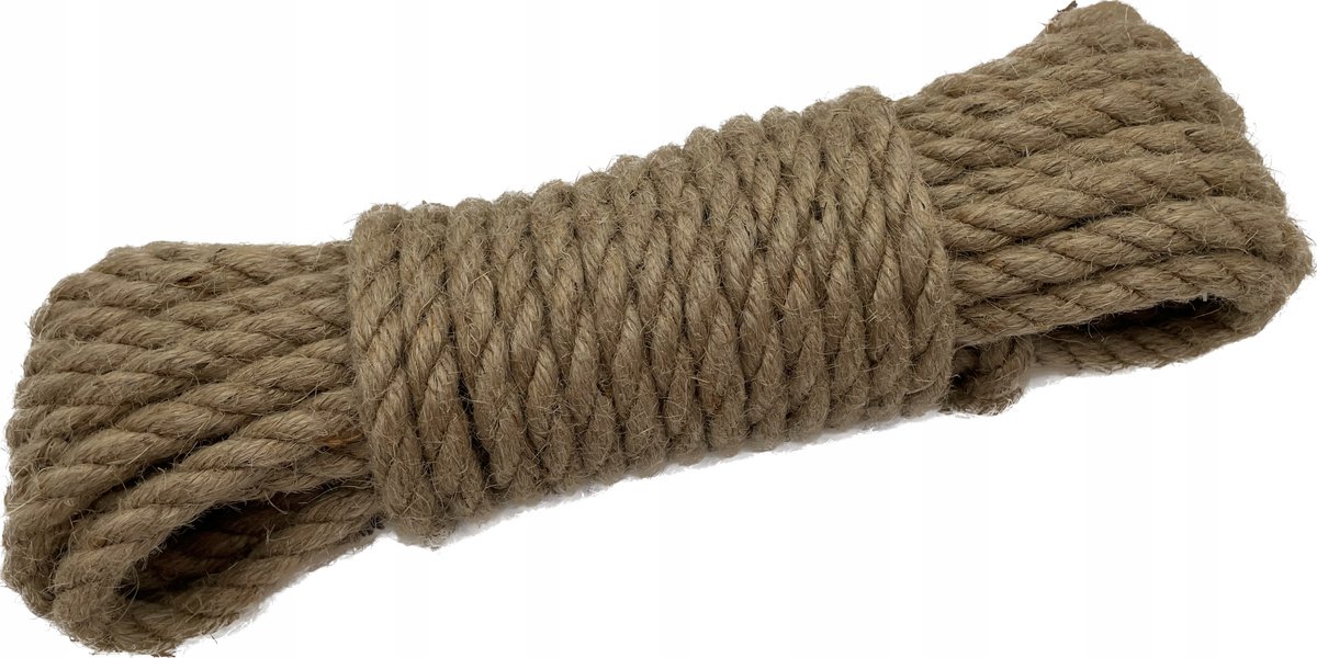 Gedraaid Jute Touw 16mm x 50m - Decoratief & Zeiltoepassingen