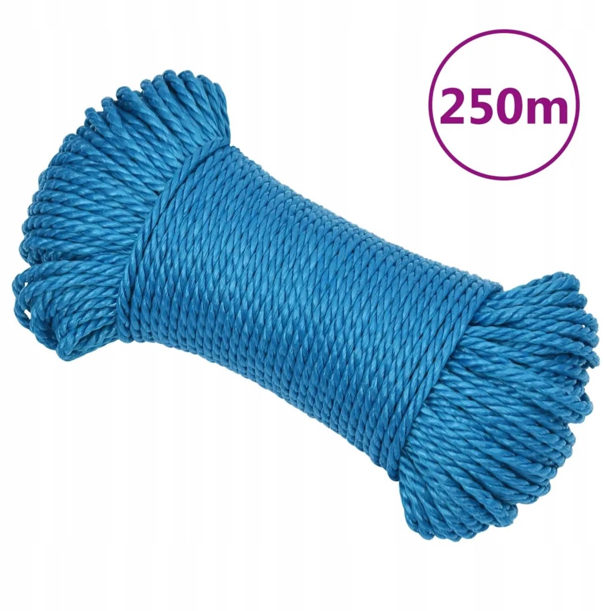 Blauw Polypropyleen Touw 6mm - 250m Duurzaam & Waterdicht