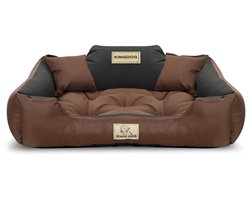 KINGDOG Premium - Hondenbed - Waterdicht - Gepersonaliseerd - Bruin - Handgemaakt